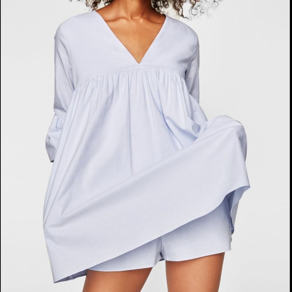 Zara nwot blue romper